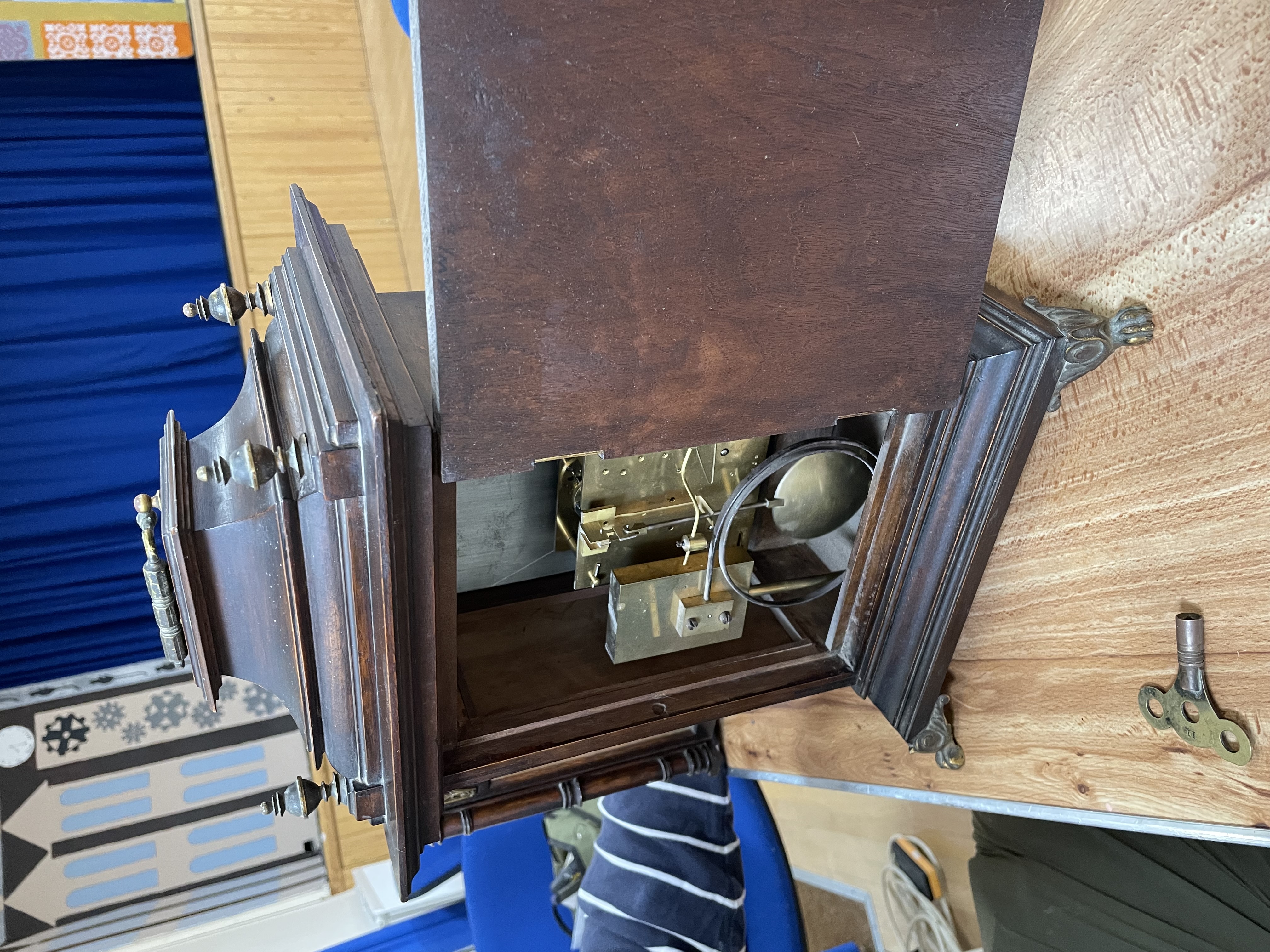 Clock examined by our skilled volunteers