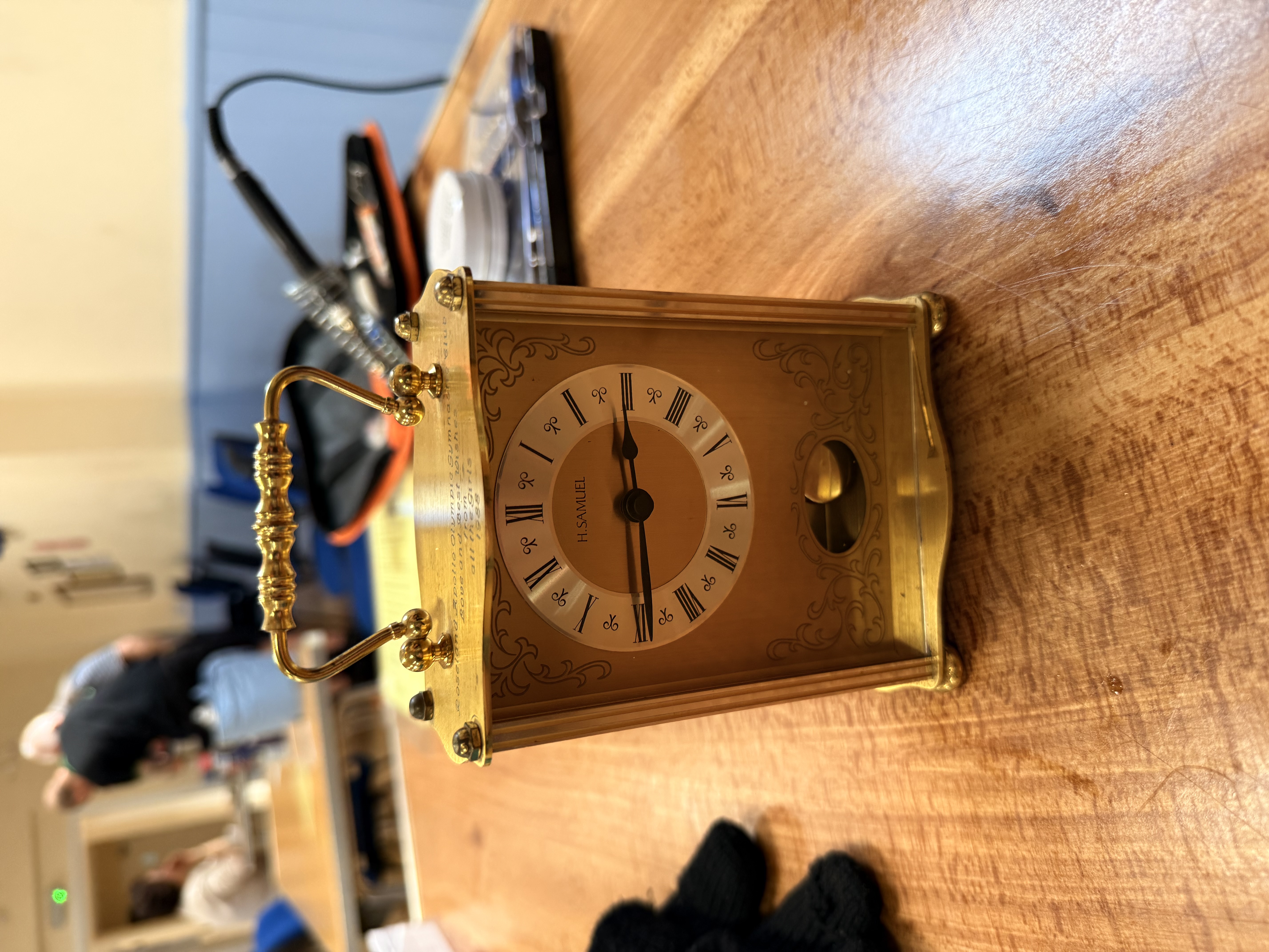 H. Samuel carriage clock