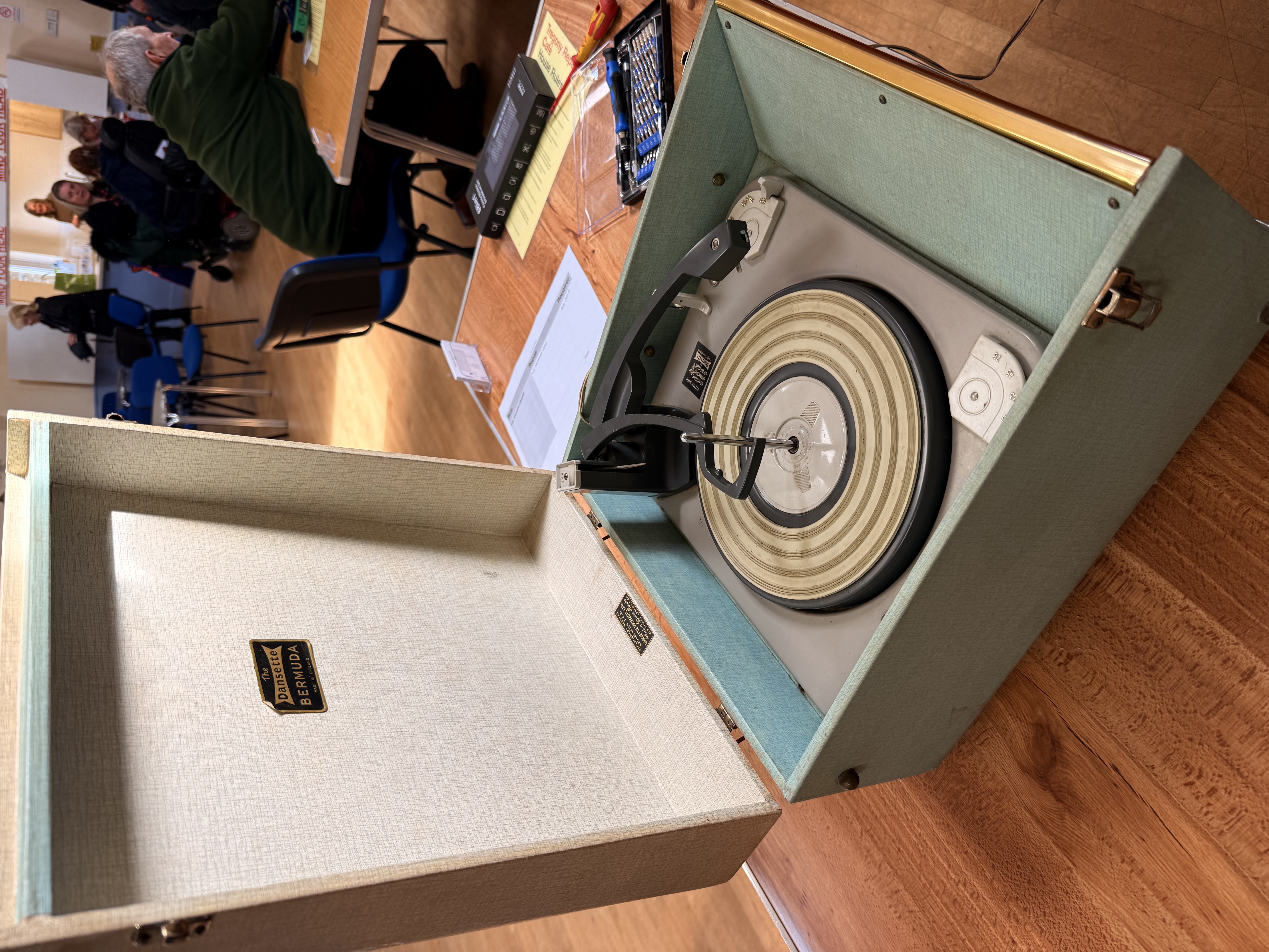 Vintage Dansette Bermuda record player