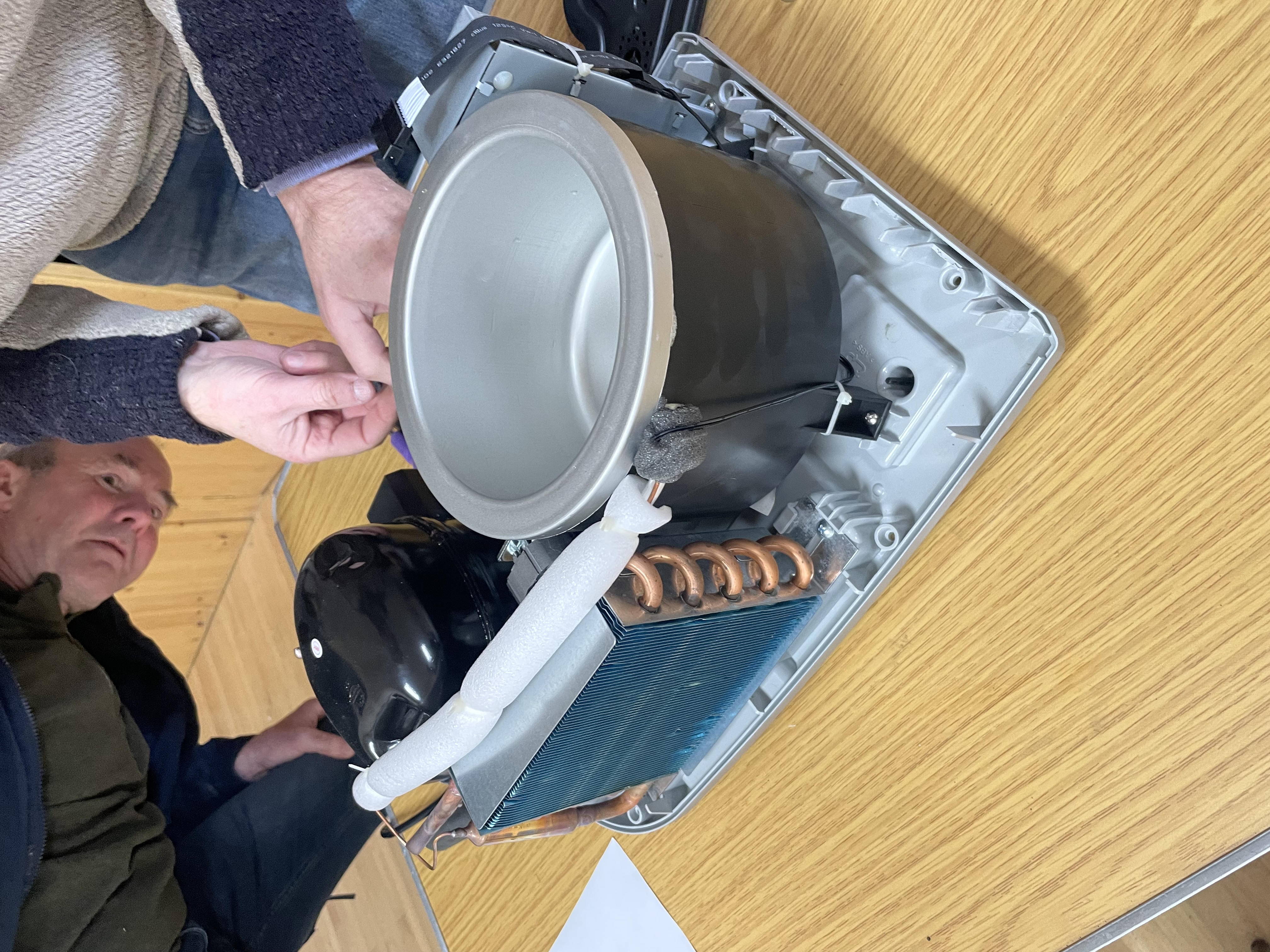 Ice cream machine being diagnosed by our repair experts
