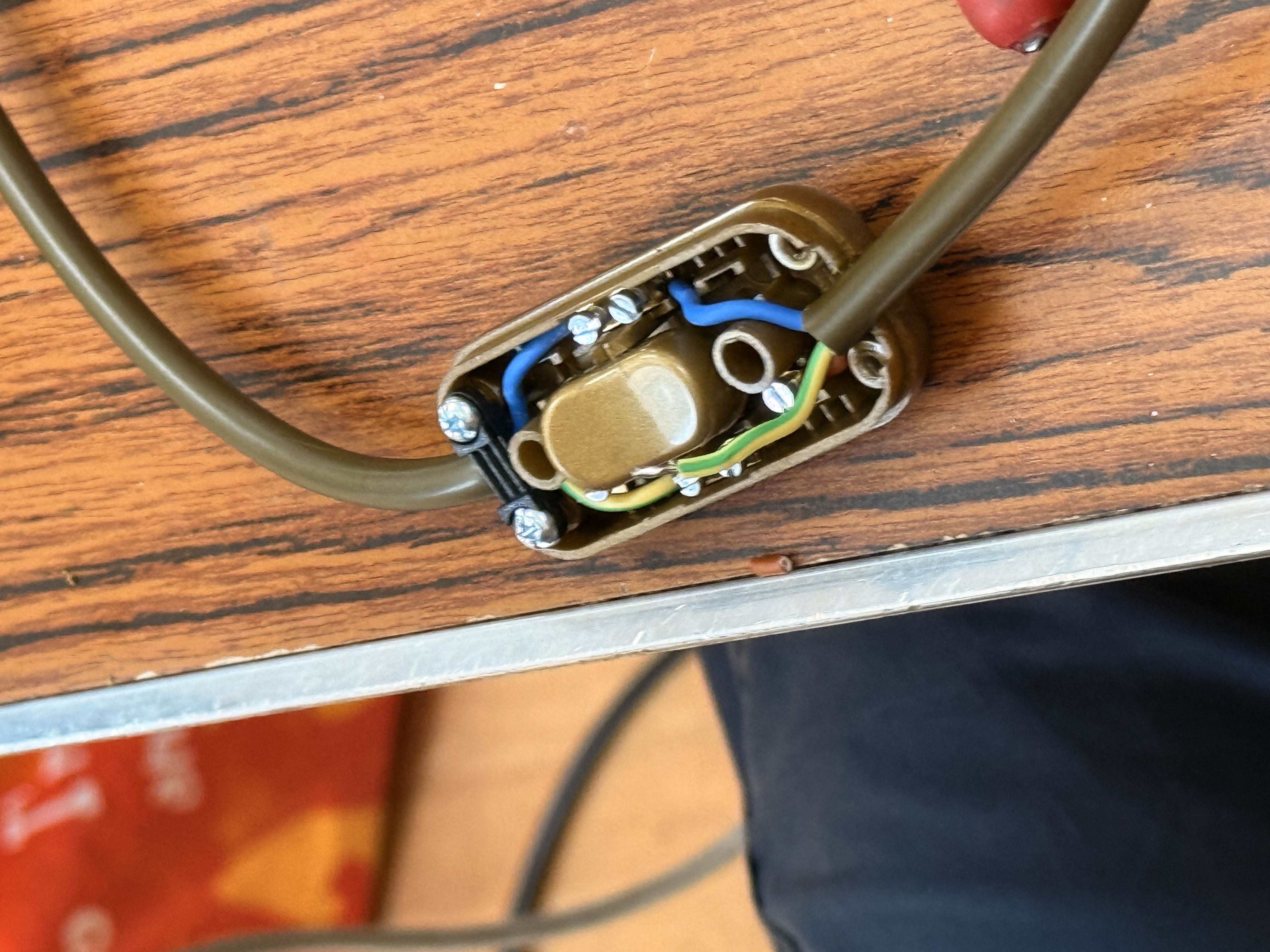 Lamp switch detail