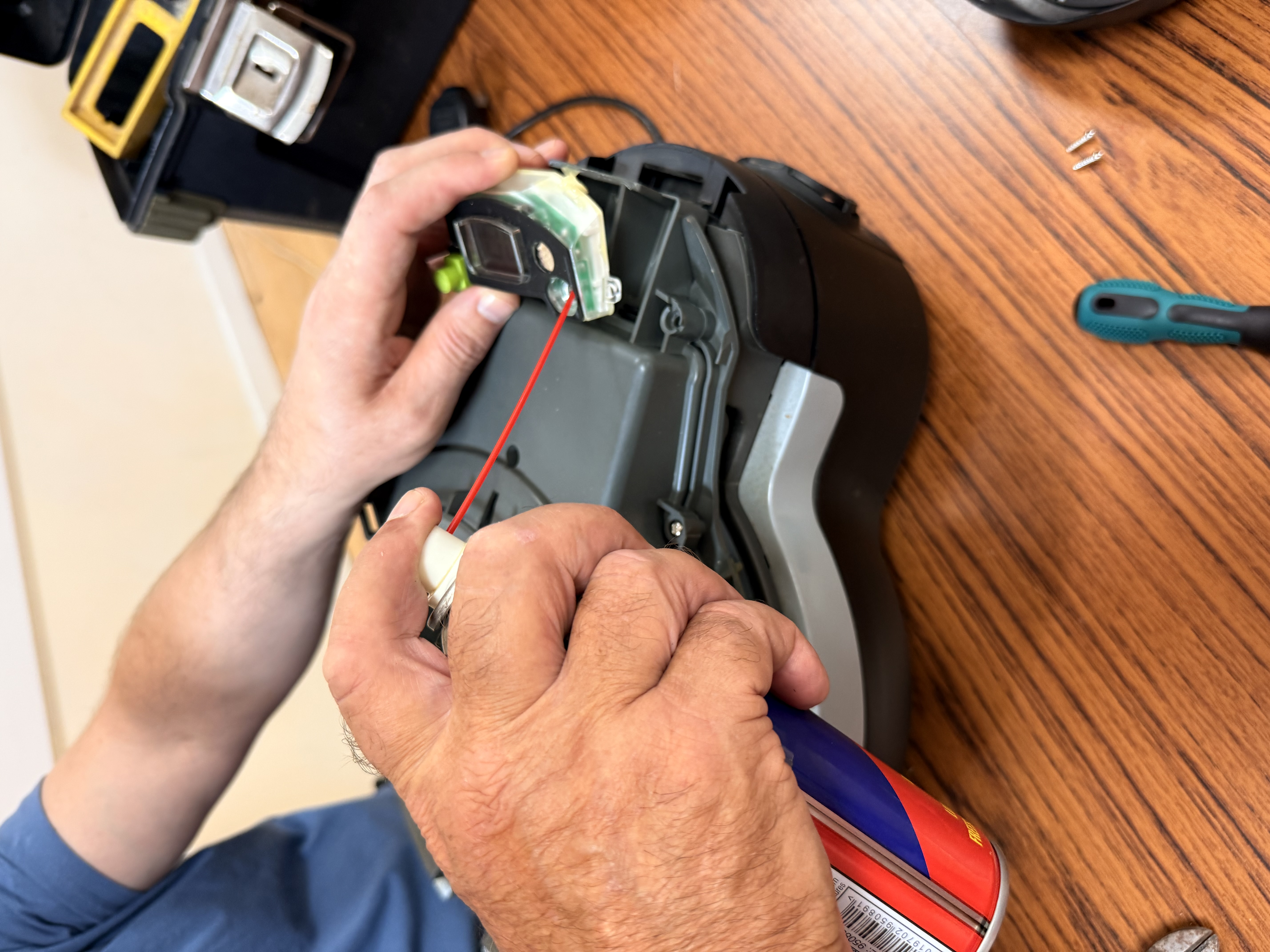 Air fryer with broken PCB
