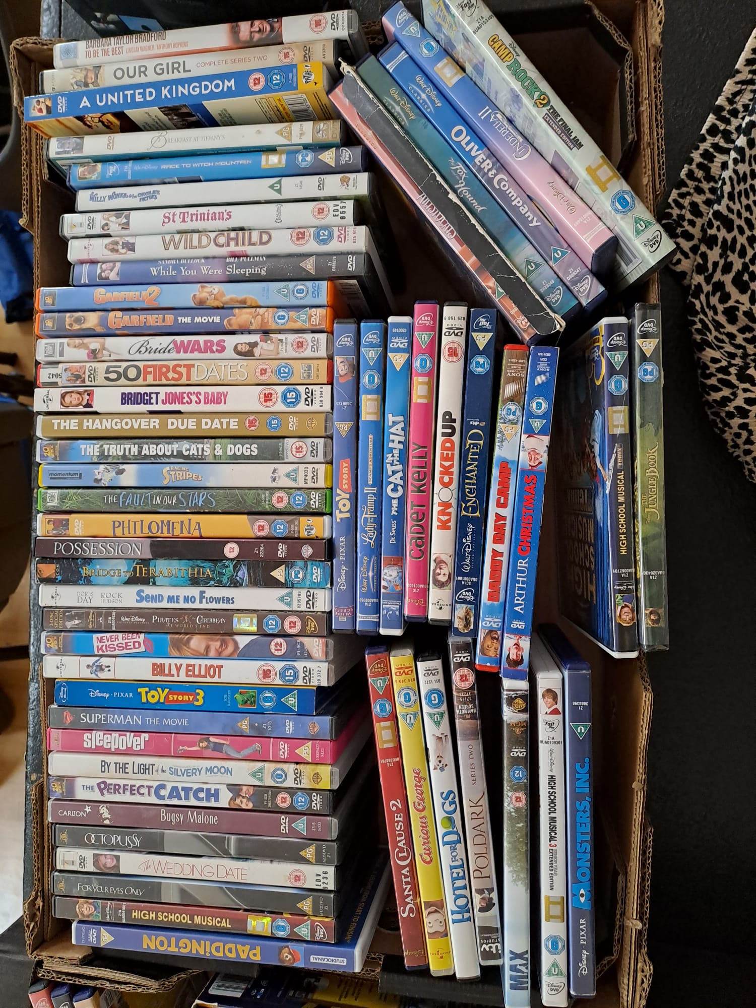 DVDs at toy swap