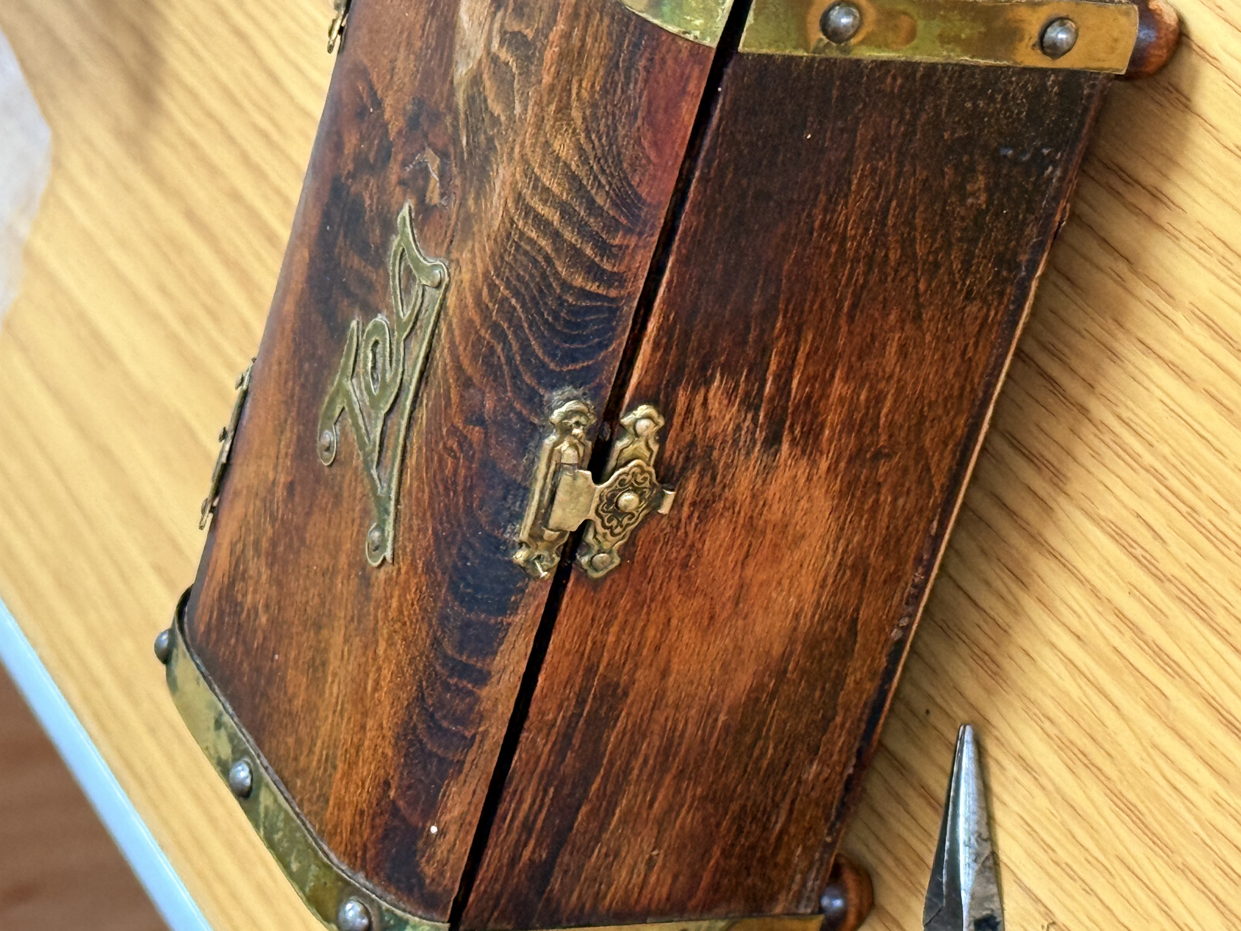 Tea caddy repair