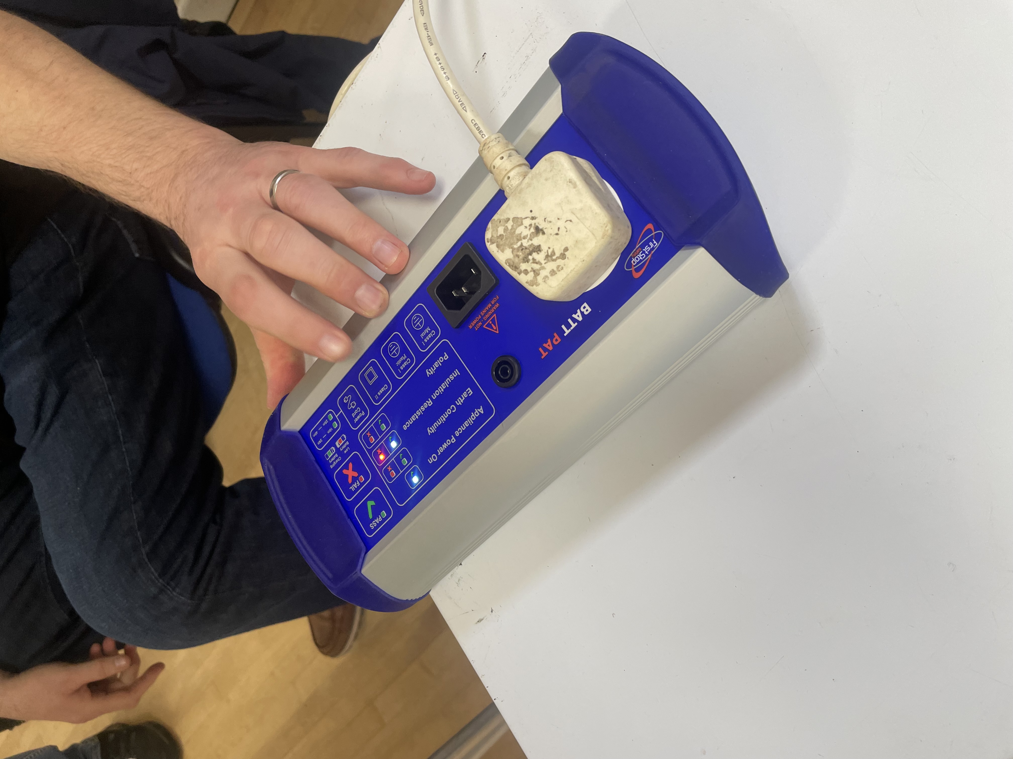 Portable Appliance Testing in action
