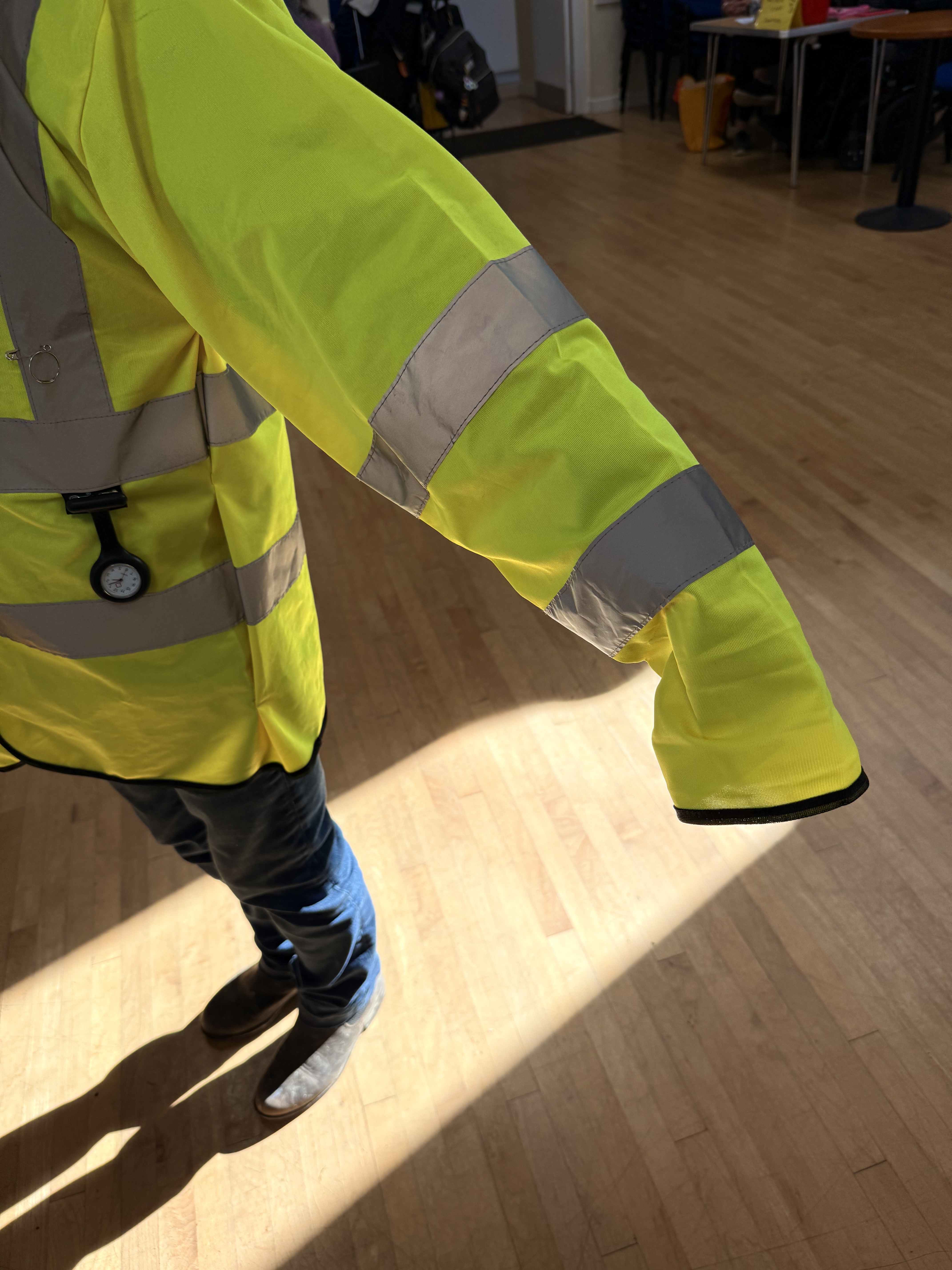 Hi-vis jacket modification