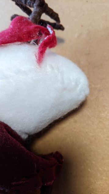 Body exposed during repair